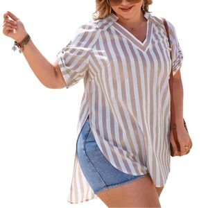 PLUS Stripe Top ☀️